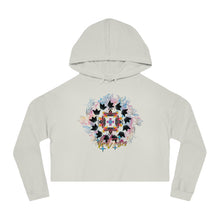Load image into Gallery viewer, ILLEST FLORAL Women's Cropped Hoodie