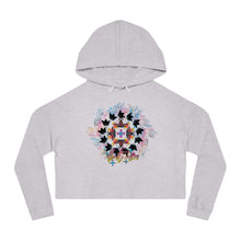 Load image into Gallery viewer, ILLEST FLORAL Women's Cropped Hoodie