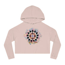 Load image into Gallery viewer, ILLEST FLORAL Women's Cropped Hoodie