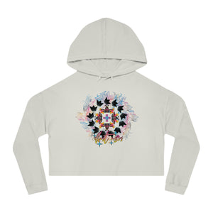 ILLEST FLORAL Women's Cropped Hoodie