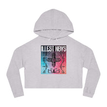 Load image into Gallery viewer, ILLEST N8VS - ILLEST FADE Women&#39;s Cropped Hoodie
