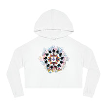 Load image into Gallery viewer, ILLEST FLORAL Women&#39;s Cropped Hoodie
