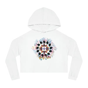 ILLEST FLORAL Women's Cropped Hoodie