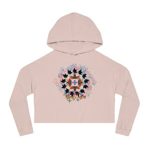 ILLEST FLORAL Women's Cropped Hoodie