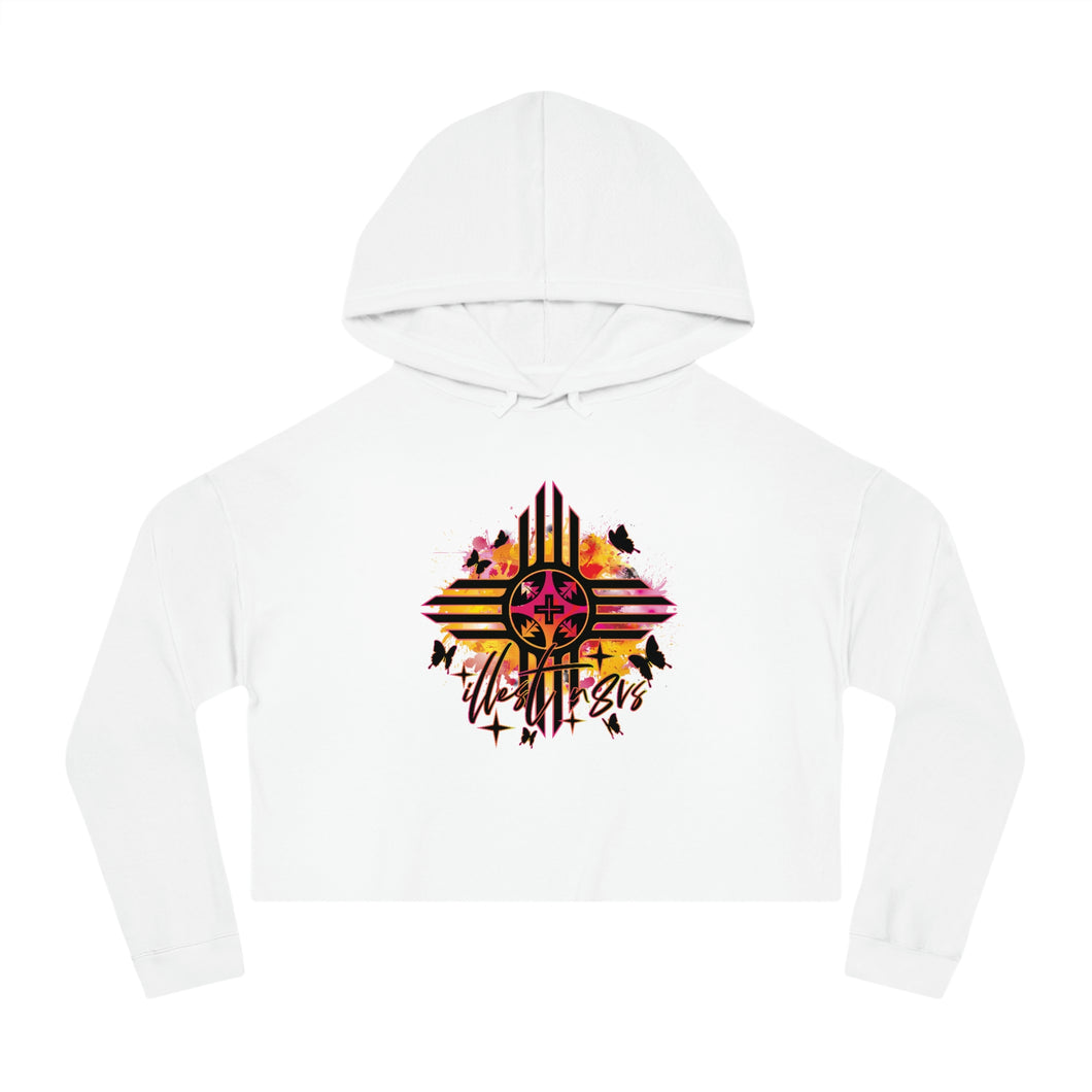 ILLEST NM SUN Women's Cropped Hoodie