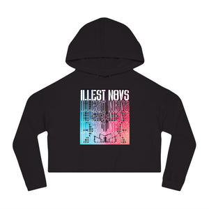 ILLEST N8VS - ILLEST FADE Women's Cropped Hoodie