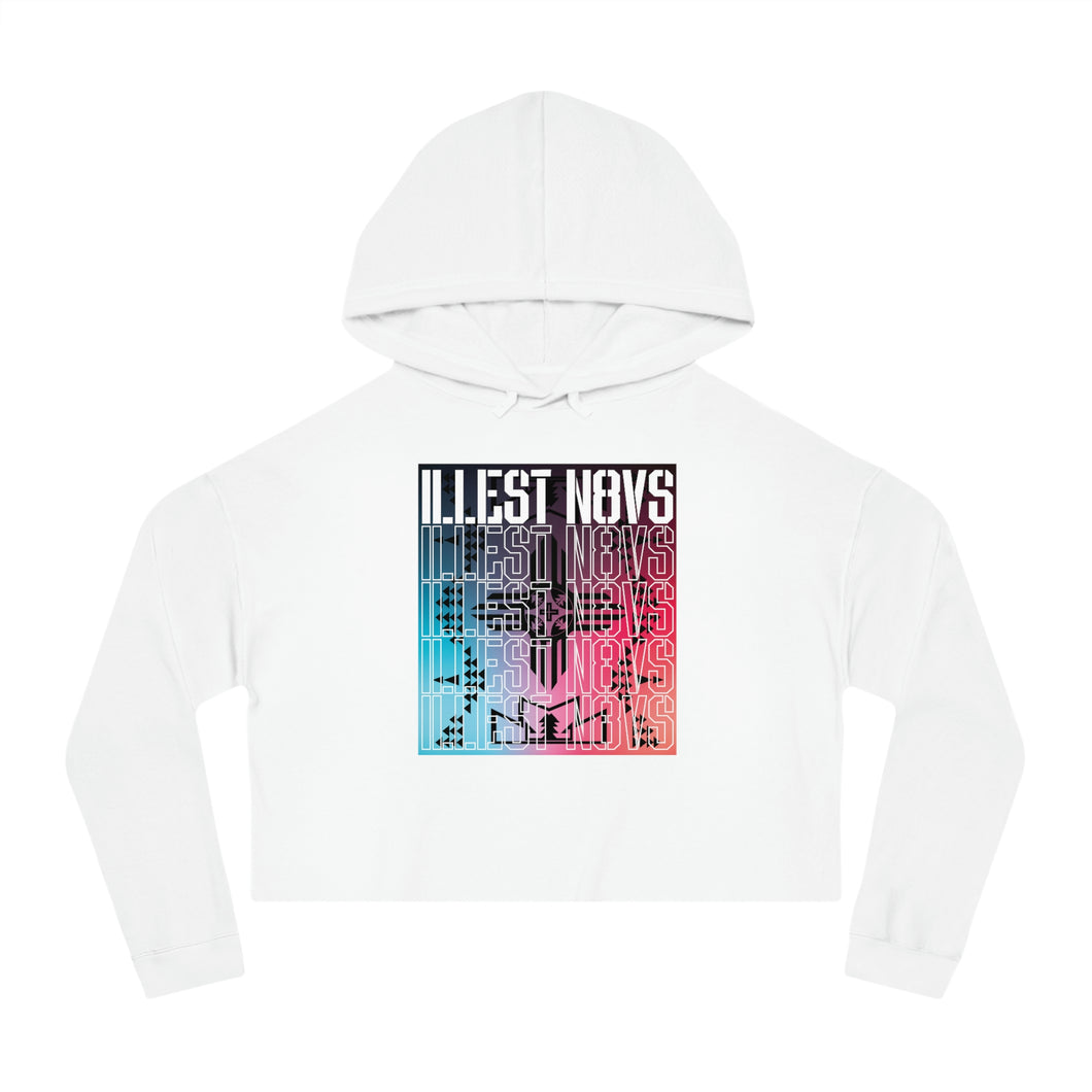 ILLEST N8VS - ILLEST FADE Women's Cropped Hoodie